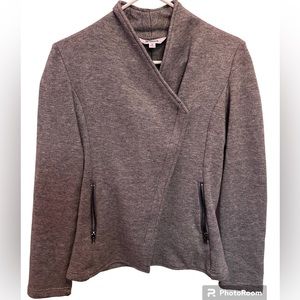 BB Dakota size Medium Moto Jacket knit cozy layering transitional classic